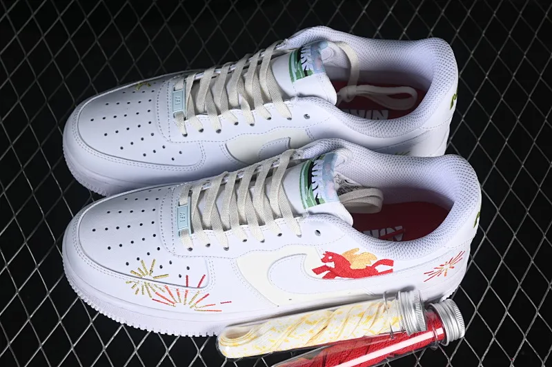 All categories Nk Air Force 1 Air Force series Nk Air Force 1 Low Air Force low-top Nike Air Force 1'07 Low Year of the Horse embroidery Air Force 1 low-top casual sneakers IQ1133-111